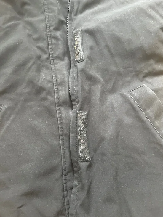 Canada Goose Black Parka with Fur-Trim Hood - Picture 2 of 8